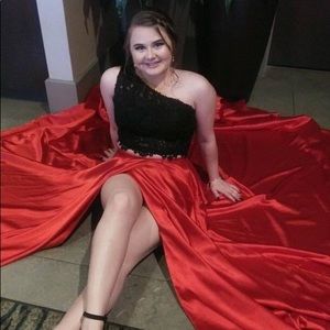 Two Piece Prom Dress